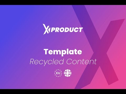 Recycled Content Digital Product Passport (DPP) | xProduct Tutorial