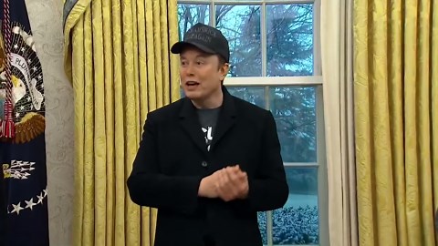 Elon Musk's Son Steals The Show In The Oval Office