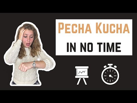 The QUICKEST way to create PECHA KUCHA PRESENTATIONS | How to make a Pecha Kucha under 30 Minutes