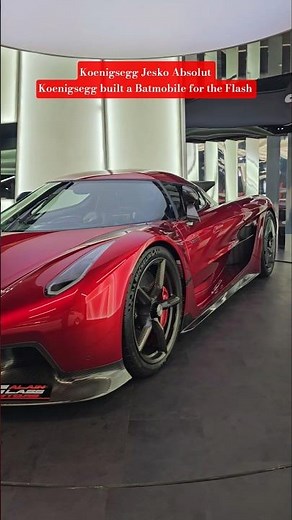 Koenigsegg Jesko Absolut. A Batmobile for the Flash