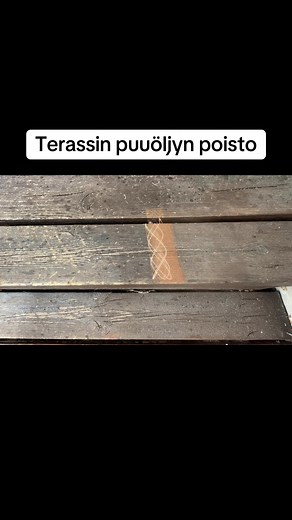 Puuöljyn Poisto Terassilaudoista Laserilla