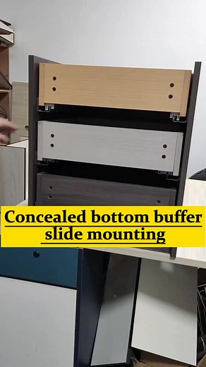 9.7K views · 35 reactions | Hidden bottom slide rail installation#kitchencabinets #kitchencabinet #kitchen #customkitchencabinets #kitchencabinetfactory #chinakitchenfactory #fyp #foryou #viral | Alead Kitchen & Wardrobe Custom | Facebook