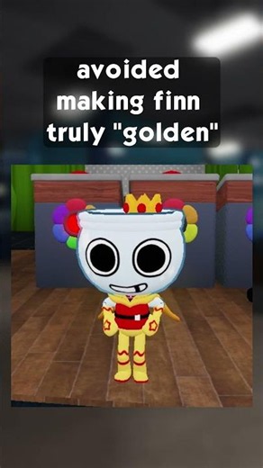 Golden Fishbowl Finn Should've Been Golden NGL.. | #dandysworld #roblox #finn