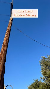 Have you seen this hidden Mickey in Cars Land? Head down to the Stanley statue and look up to the left. You’ll see a little Mickey in the wires. Follow @thatmagicalfam for more hidden Mickeys! | That Magical Fam