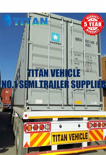 Titan Flatbed Semitrailer: Durable Cargo Solutions