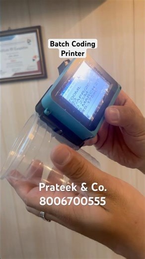 Print 6 Lines Easily on Any Surface | Batch Coding Printer | Prateek & Co.