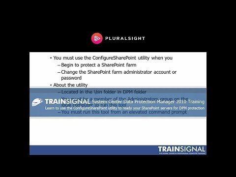 System Center Data Protection Manager: Configuring SharePoint