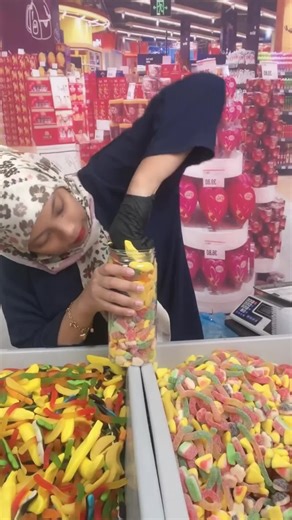 【BALANG GUMMY】【GUMMY HARGA LIAT】Halal Sweet Sour Flavorable Assorted Rainbow Mix Sour Belts Gummies Fruit Candy - Gula-Gula