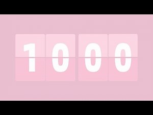 10 Minute Flip Clock Countdown Timer With Simple Beeps & Alarm | Cool Timer | 4k