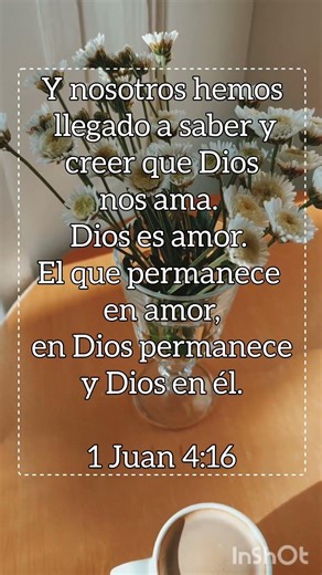 1 Juan 4:16 Dios es amor 🥰 #diosesamor #amor #abuelita #parati #versículodeldía #verseoftheday #paz