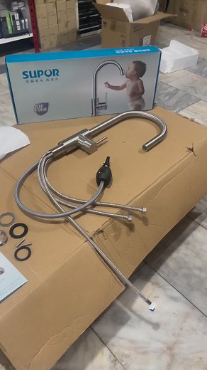 Pull out Spout Stainless Steel Faucet #fyp #faucet #kitchenrenovation | Warsak Imported Collection