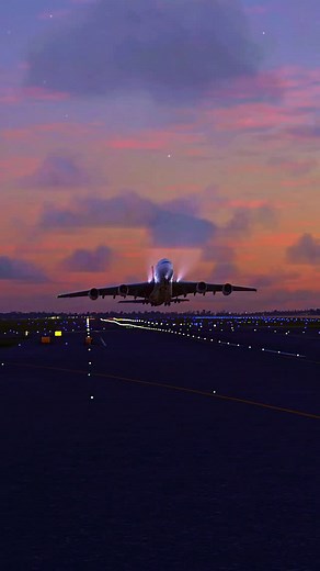 5.6K views · 1K reactions | Who else loves the A380? 朗 Qantas Airbus A380 departure from Sydney. From Microsoft Flight Simulator 2020. #msfs #flightsim #aviationdaily #fly #a380 | Flight Playground | Facebook