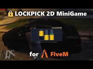 🔒FiveM Script: Lockpick 2D MiniGame #fivem #minigames #free