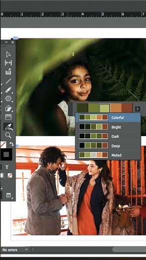 color palette generate in InDesign #indesign
