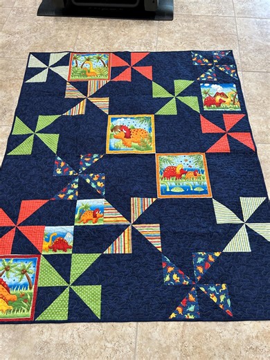 Dinosaur Kids Quilt - Etsy