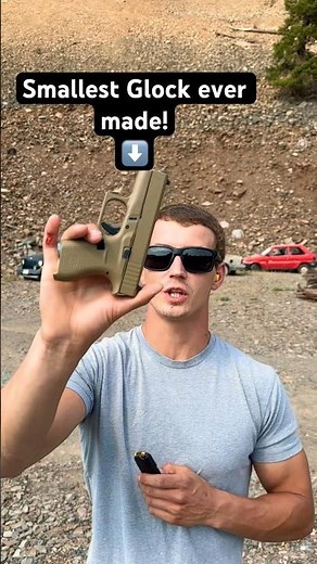 First time shooting the smallest Glock ever made! #g42 #glock