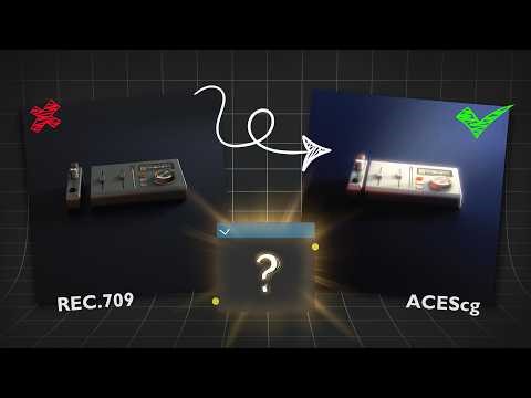 Stop Using the Wrong Working Space in Blender — ACEScg + Compositor Secret