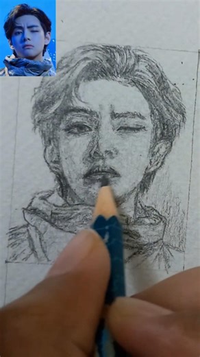 V Taehyung Sketch #taehyung #arirang #bts #bangtan #art #drawing #sketch #viral #trending #btsv #fyp