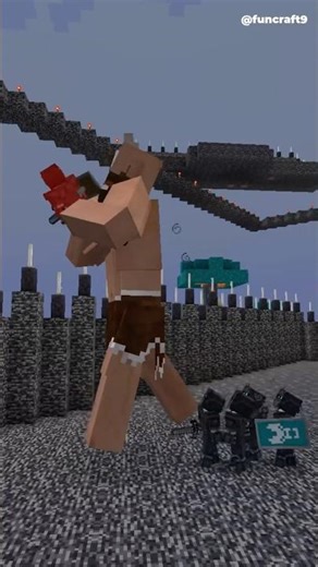 Cyclops vs 5 Knights ⚔️ | Minecraft