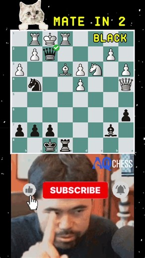 Mate in 2 – Vol 173 | Only One Way to Win! | AQChess #chess #chesspuzzle