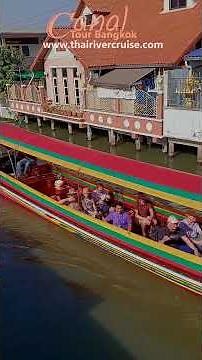Bangkok Canal Tour Klong Boat Trip Bangkok Yai Canal Chaophraya River Thailand