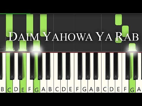 Daim Yahowa Ya Rab | Zaboor 9 (Psalm 9) | Easy Piano Tutorial