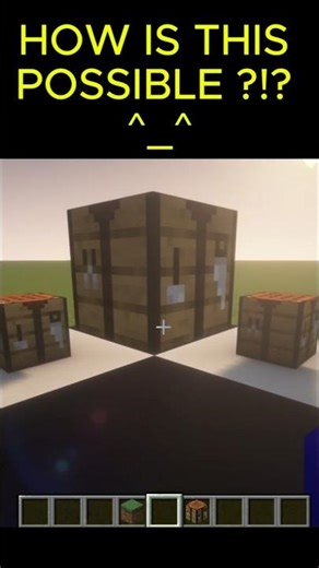 OPTICAL ILLUSION | CRAFTING TABLE | #minecraft