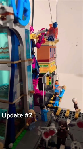 Lego mini Modular’s update #marvel #spiderman #lego #legomarvel #legocity #legosets #legoaddict