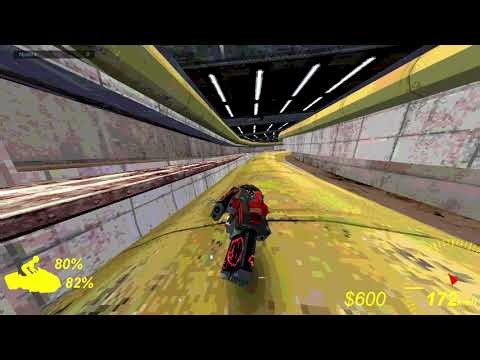 funny reverse lap with a bluntnose on warehouse