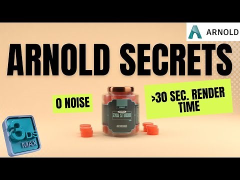 Product Render in 3ds Max Arnold 2024 | Arnold Render Settings | Fastest Render with Arnold renderer