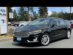2019 Fusion Titanium Plug In Hybrid + Moonroof, Reverse Camera Review | Island Ford