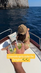 73 reactions | You & me on a boat tour in Capri  . . . . . #capri #boat #italy #limoncellospritz #faraglioni #capriconcierge | ISOLA DI CAPRI | Facebook