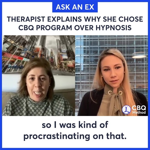 Therapist Explains Why She Chose CBQ Program Over Hypnosis Our CBQ Program member Manuela Ocrainschi from Canada has been a non-smoker since February 27, 2020.  ✨Watch the full Ask An Ex interview “How Occupational Therapist Manuela Quit Smoking with the Cognitive Behavioral Quitting (CBQ) Method in 2020”: https://youtu.be/IA64aDWsuZo ✨Read more success stories & reviews: https://cbqmethod.com/success-stories/ | CBQ Method - Health & Wellness | Facebook