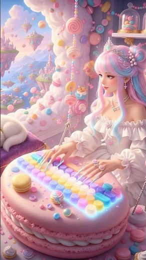 Typing on a Creamy Squishy Bubble Keyboard | Satisfying Water Bubble Sound for Sleep🫧 #asmr #shorts