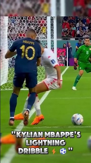 "Kylian Mbappé’s Mesmerizing Dribble: A Masterclass in Speed and Control ⚡🔥⚽" #mbappe #realmadrid