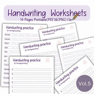 ABC Letter Tracing Worksheets: A-Z Printable Practice (PDF, PNG) - Etsy Canada