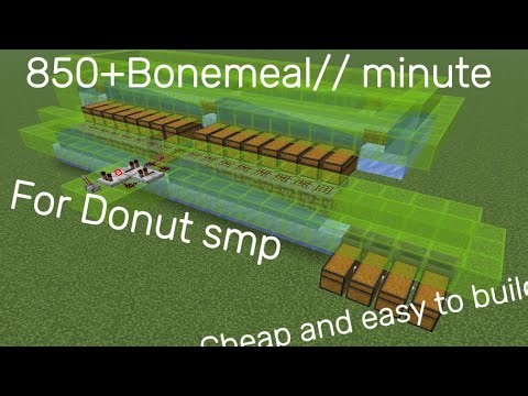 Best Bonemeal Autocrafter for DONUT SMP 850+Bonemeal // minute 1.21+ pickle farm at 1000 likes