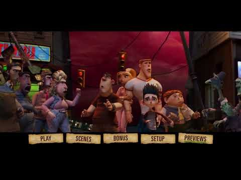 ParaNorman 2012 DVD Menu Walkthrough