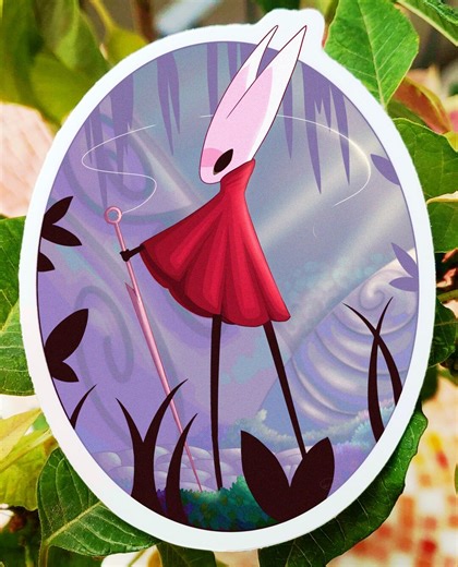 Hornet Silksong Greenpath Sticker Hollowknight - Etsy