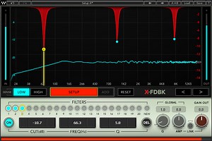 X-FDBK Feedback Eliminator by Waves - Feedback Eliminator Plugin VST VST3 Audio Unit AAX
