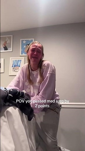 POV: You just checked your Med Surg grade... 🩺😭 #nursingschool #medsurg