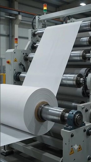 This machine turns old paper into new in minutes 😳📄 #paper #shorts #industrial #recycle