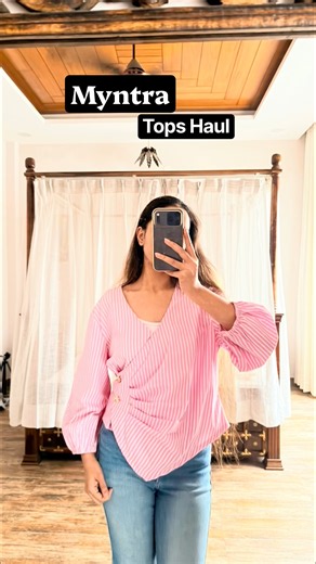 Myntra Tops Haul under 800 🤩 Myntra Finds #myntra #myntrahaul #shorts