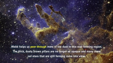 James Webb Space Telescope's Pillars of Creation image explained