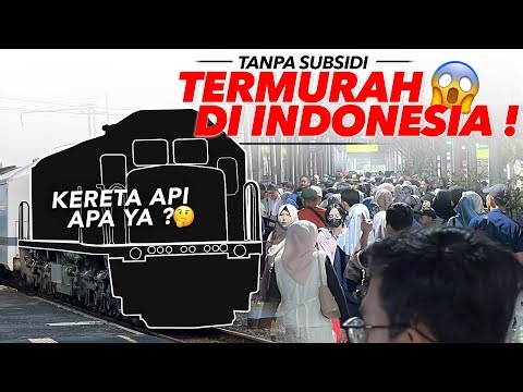 THE CHEAPEST TRAIN IN INDONESIA‼️ Via a Unique Route Full of Branches | Semarang - Solo Trip