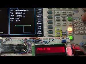 Basic LCD Frequency Counter with Raspberry Pi