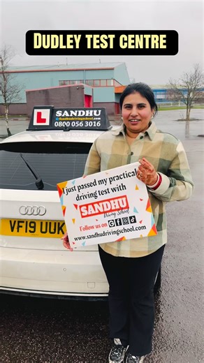 Passed at Dudley test centre #learntodrive #PassFirstTime #drivingtest #automaticdrivinginstructor | Sandhu Driving School