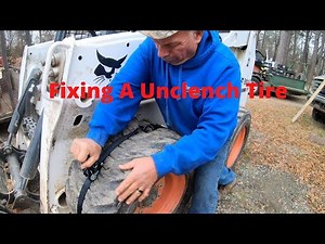 Fixing Bobcat Tire