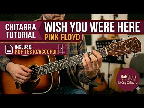 Wish You Were Here ⭐Pink Floyd 🎸 Guitar Tutorial with Riffs, Lyrics and Chords