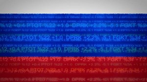 Ticker boursier sur le drapeau russe : vidéo de stock (100 % libre de droit) 3612475353 | Shutterstock